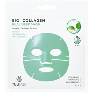 TULI LABS maska w płachcie, hydrokolagenowa, kojąca, odżywiająca i regenerująca 1 szt.