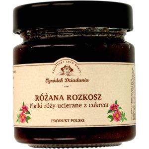 Ogródek Dziadunia Różana Rozkosz płatki róży ucierane z cukrem 240 g