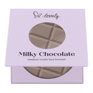 Lovely Milky Chocolate puder do twarzy i ciała, matujący, brązujący, Medium 9 g