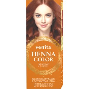 Venita Henna Color balsam do włos&oacute;w, koloryzujący, z ekstraktem z henny, nr 7 Miedziany 75 ml