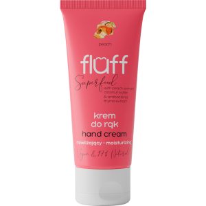 Fluff Superfood krem do rąk, nawilżający, Brzoskwinia 50 ml