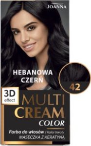 Joanna Multi Cream Color farba do włos&oacute;w, nr 42 Hebanowa