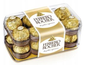 Ferrero Rocher 200 g praliny z orzechami 16 sztuk