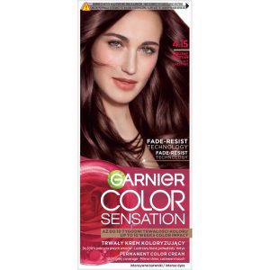 Garnier Color Sensation krem koloryzujący do włos&oacute;w, trwały, nr 4.15 Mroźny Kasztan 1 szt.